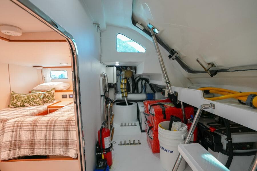 Lazarette Facing Starboard