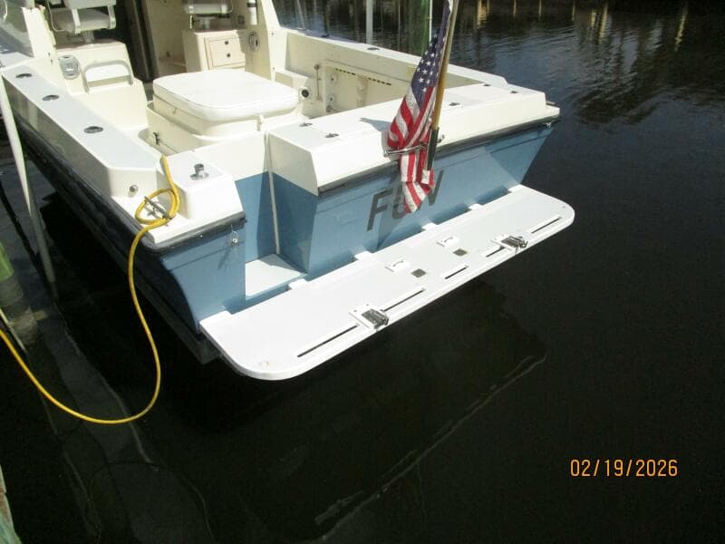 28' Albin swimplatform