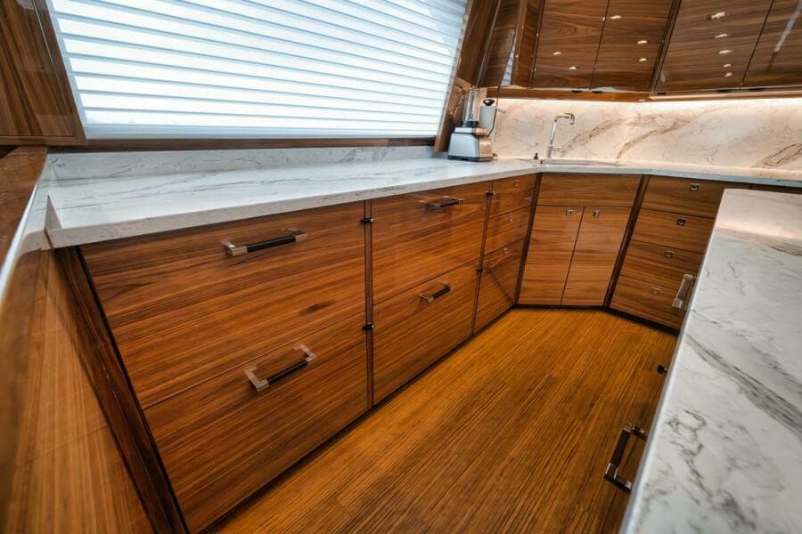 Viking 72 Skybridge - Chelsea -Galley