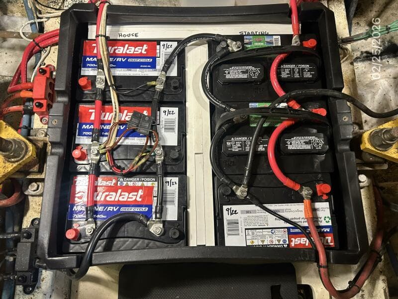 42' Jefferson battery bank