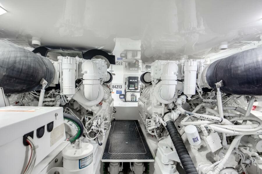Viking 48 - Dorothy Marie - Engine Room