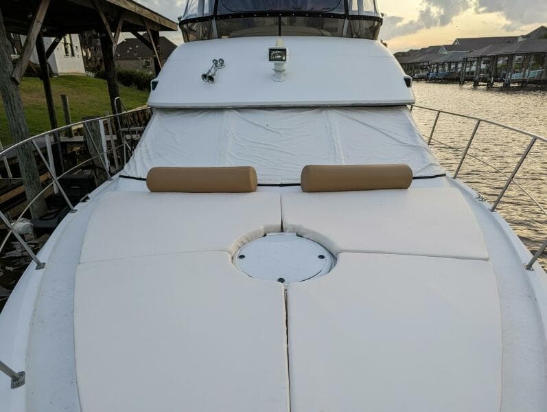 Carver 455 Aft Cabin - Custom bow cushions