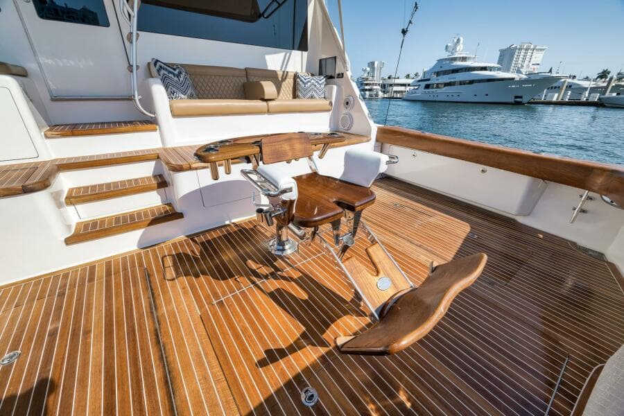 2011 Viking 76 Enclosed Bridge- TEUSEAS- Cockpit