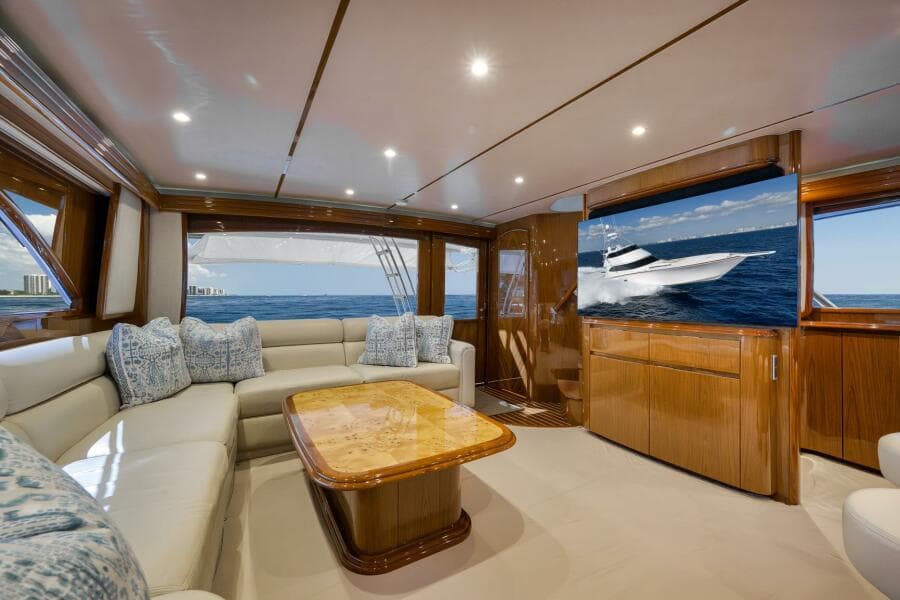 2011 Viking 76 Enclosed Bridge- TEUSEAS- Salon