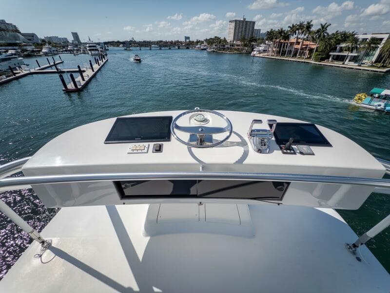 2011 Viking 76 Enclosed Bridge- TEUSEAS- Tower