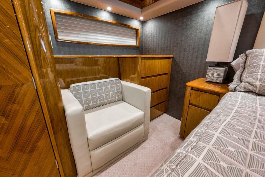 2011 Viking 76 Enclosed Bridge- TEUSEAS- Master Stateroom 
