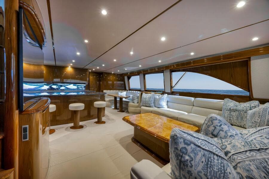 2011 Viking 76 Enclosed Bridge- TEUSEAS- Salon