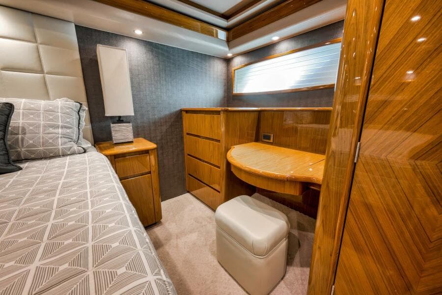 2011 Viking 76 Enclosed Bridge- TEUSEAS- Master Stateroom