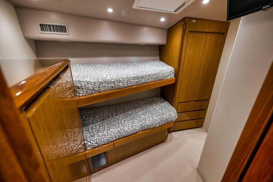 2011 Viking 76 Enclosed Bridge- TEUSEAS- Starboard Stateroom