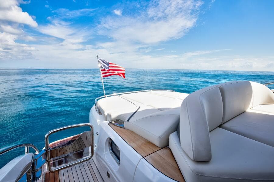 Princess V55 - Mermoo Too - Aft Deck