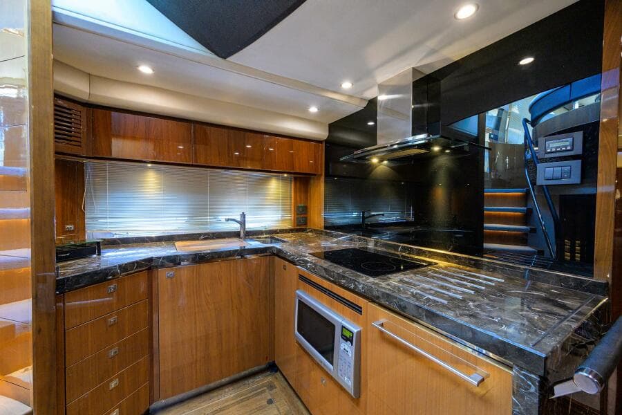 Princess 72 Policy Limits  - Interior Galley