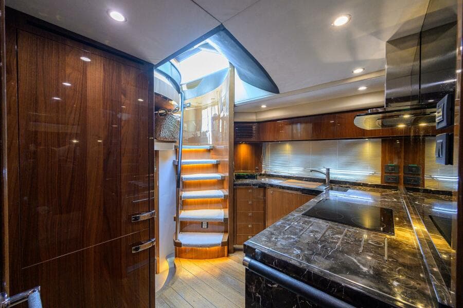 Princess 72 Policy Limits  - Interior Galley