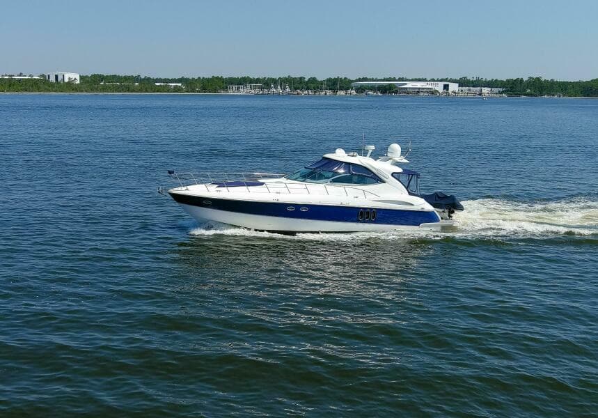 2005 50' Cruisers 500 Express Gratitude Portside