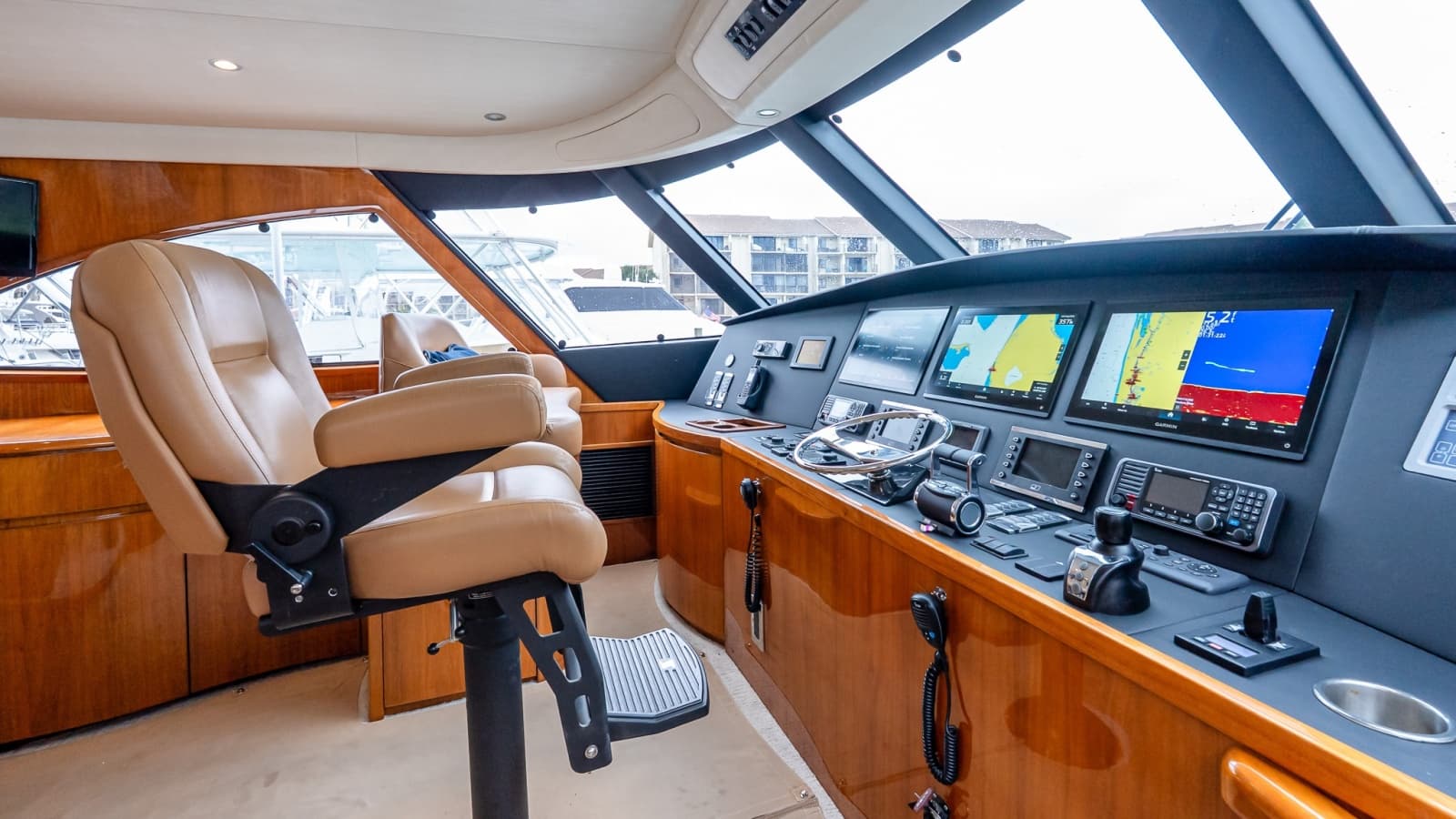 2017 Viking 62 Enclosed Bridge