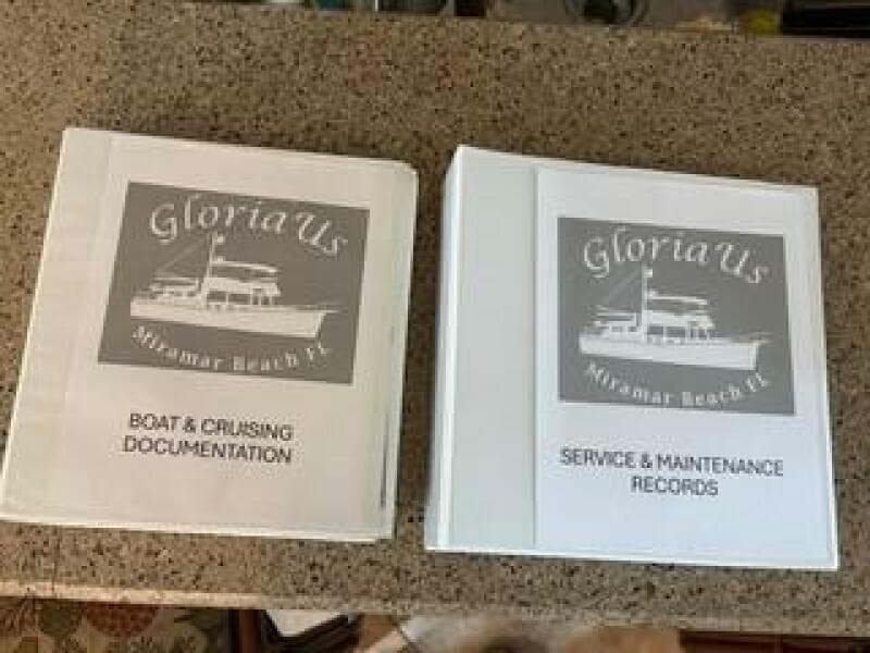 42' Grand Banks maintenance logs