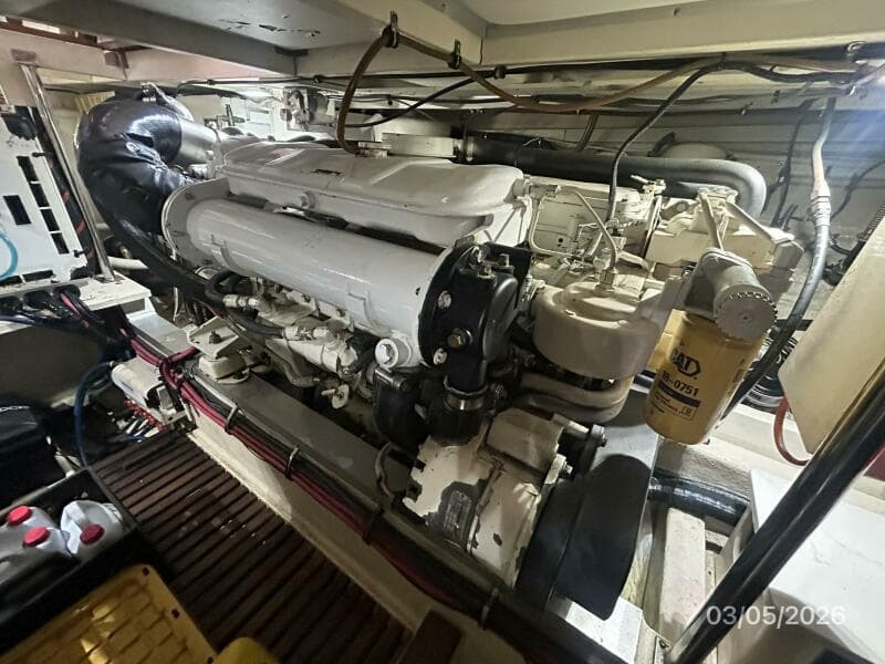 42' Grand Banks port main engine1