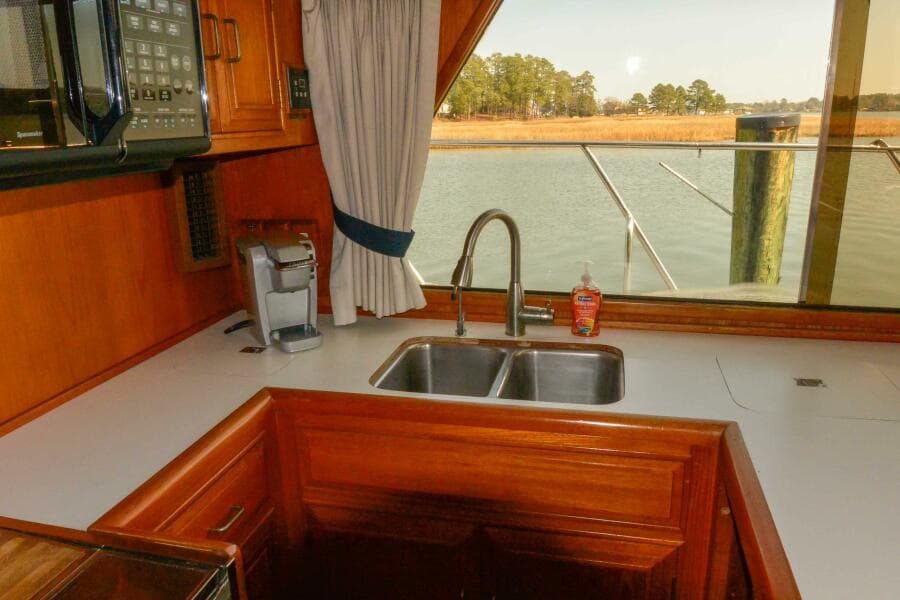 Galley sink & counters 