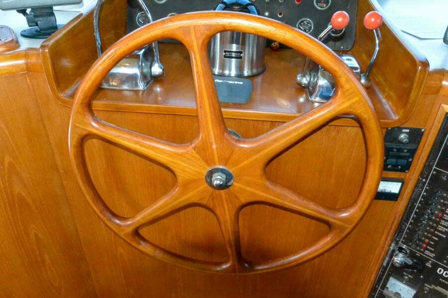 Pilothouse helm wheel 