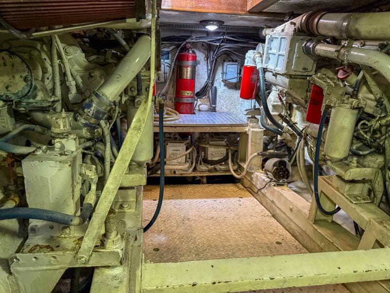 Engine room forward 