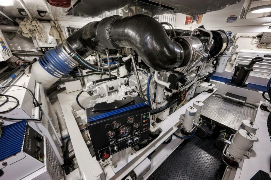 Viking 60 Bottom Line - Engine Room