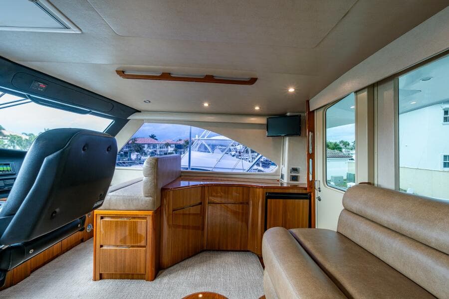 Viking 60 Bottom Line - Interior Enclosed Flybridge