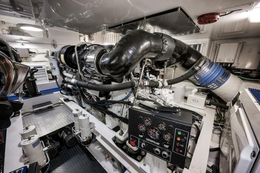 Viking 60 Bottom Line - Engine Room