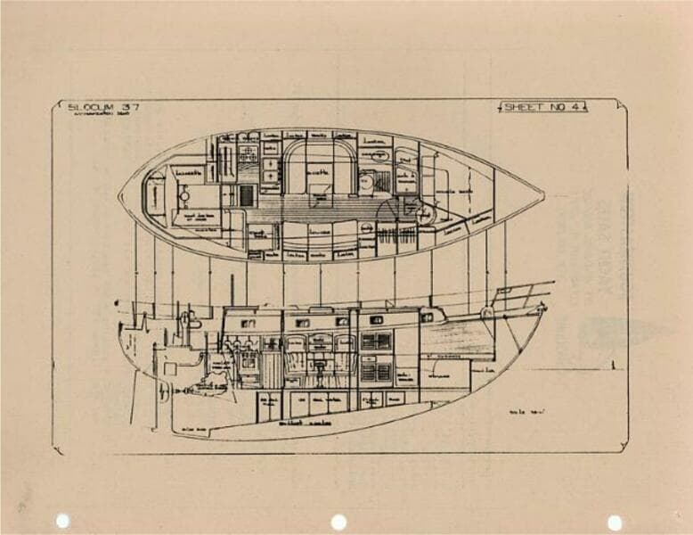 Slocum 37 - Interior layout