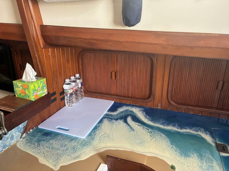 1986 Slocum 37 - Galley countertops