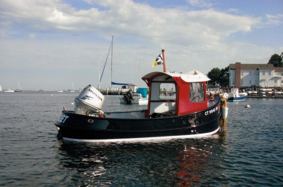 Tuglet on her mooring