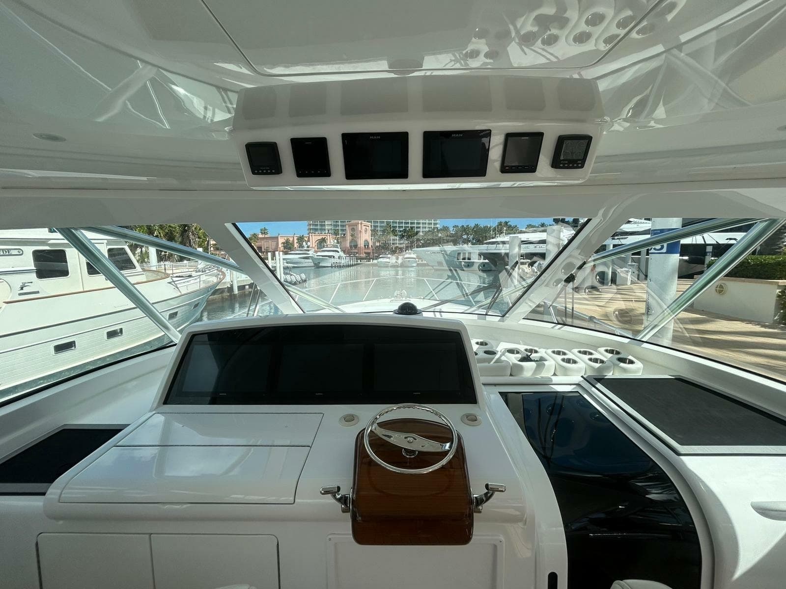 Viking 54 - REVELRY - Flybridge Helm