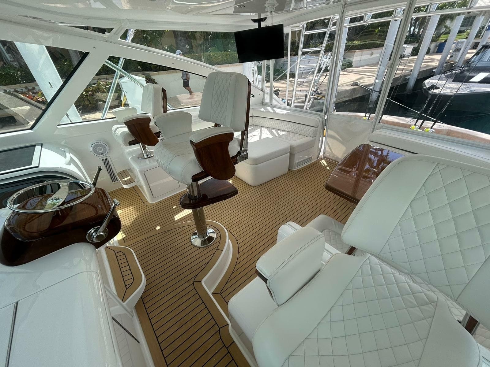 Viking 54 - REVELRY - Flybridge Helm