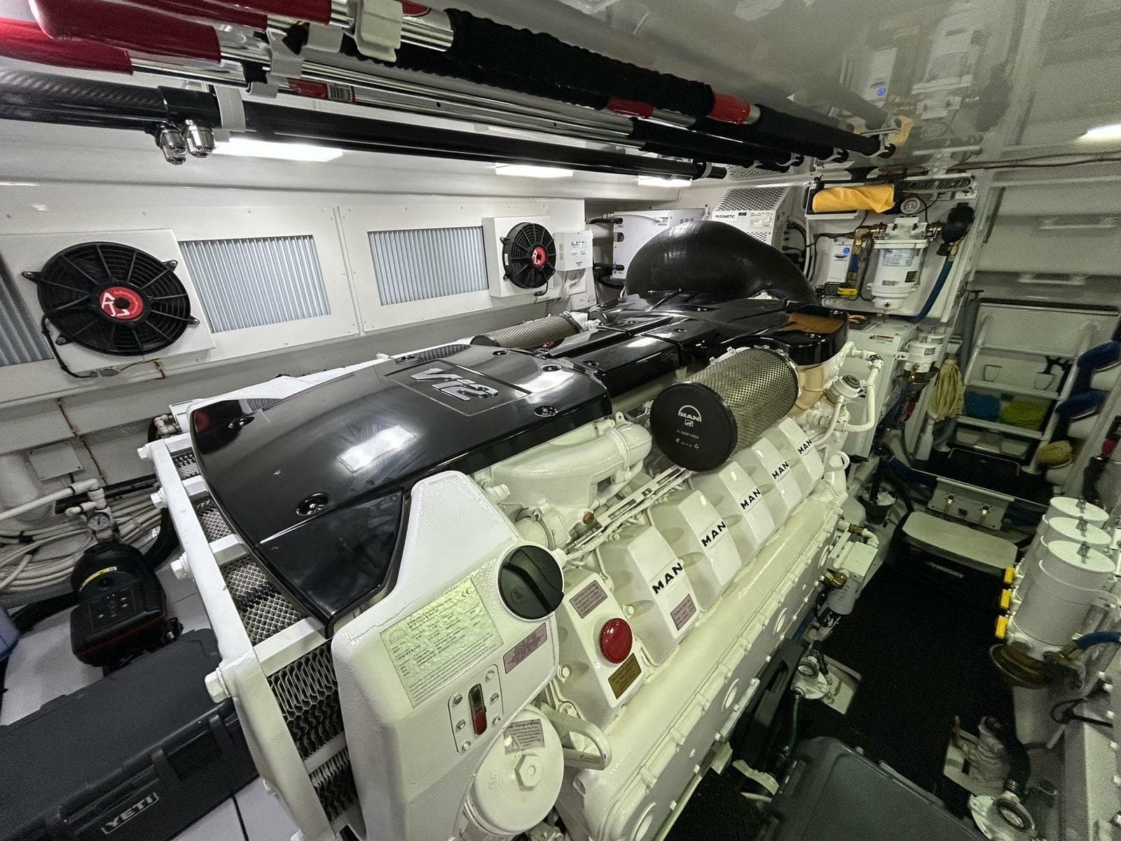 Viking 54 - REVELRY - Engine Room