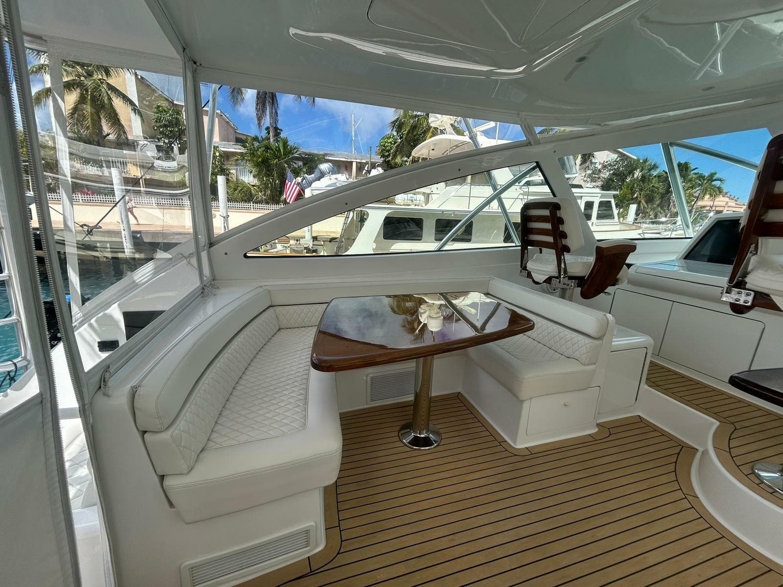 Viking 54 - REVELRY - Flybridge Helm