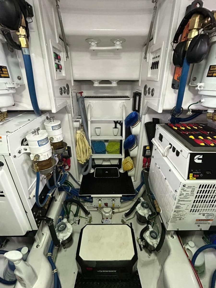 Viking 54 - REVELRY - Engine Room