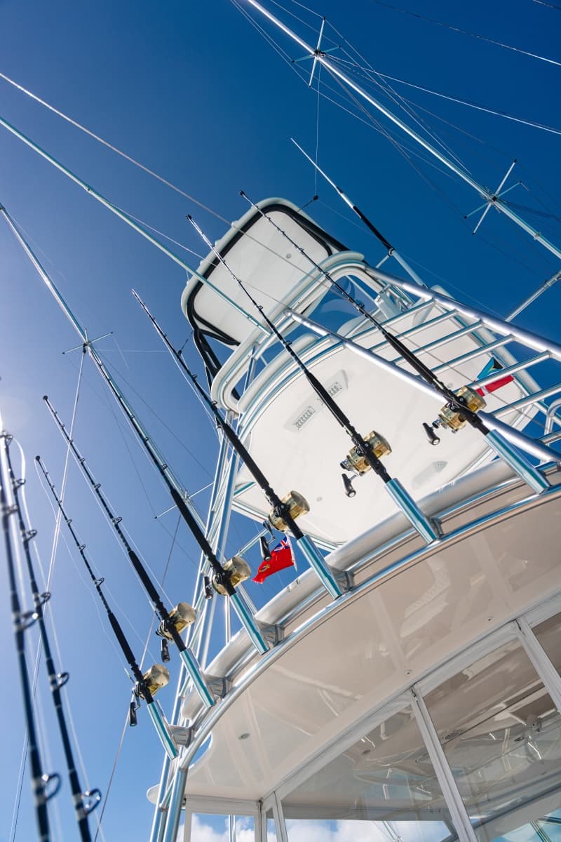 Viking 54 - REVELRY - Tower from Cockpit