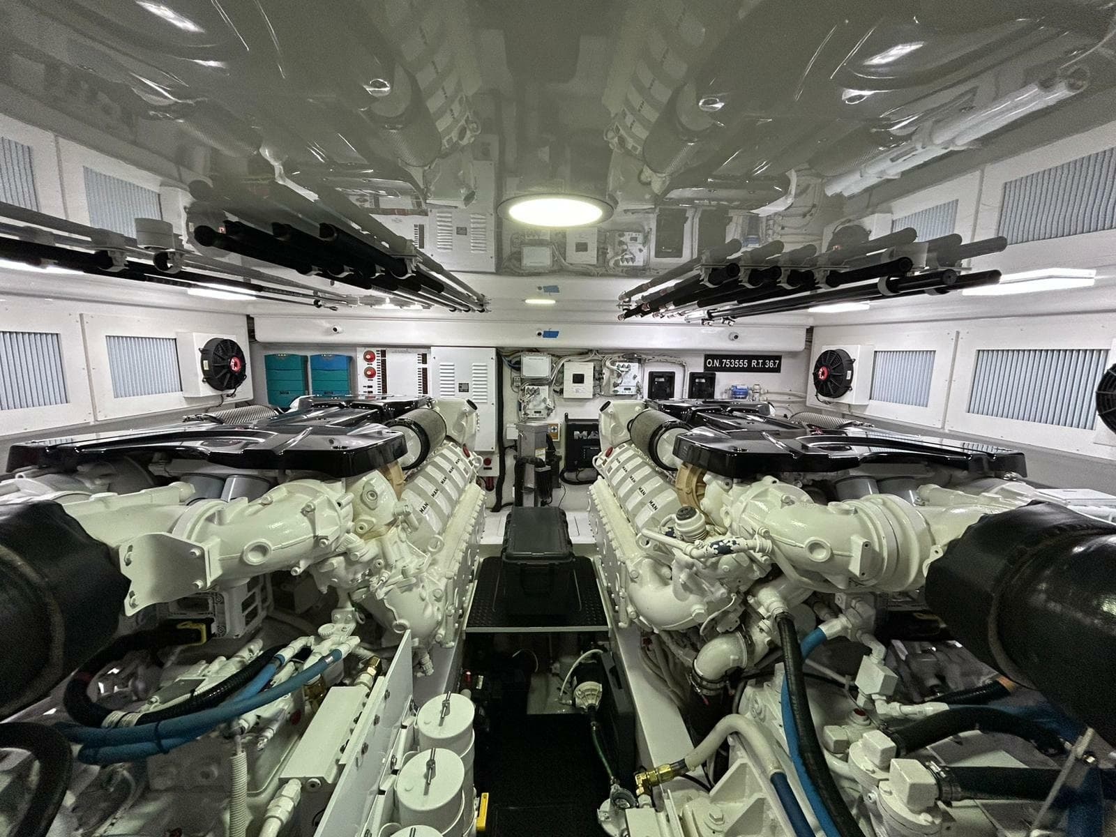 Viking 54 - REVELRY - Engine Room