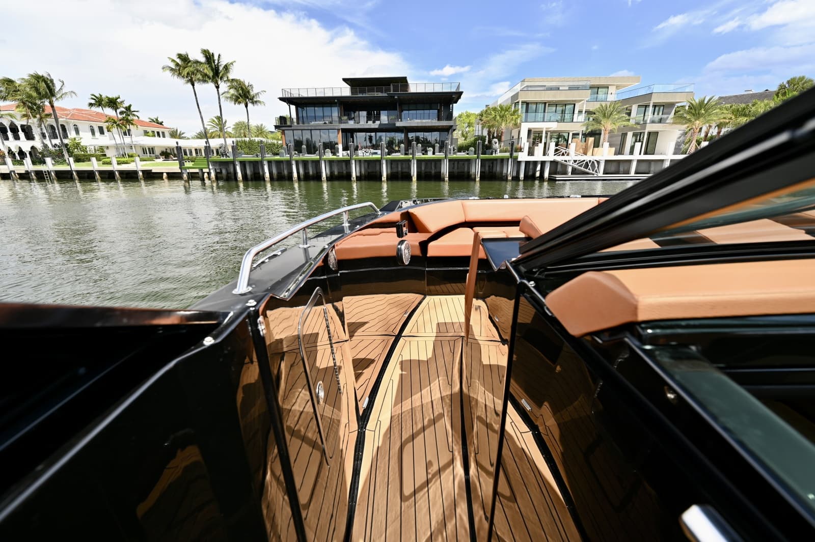 Bow Walkthrough with Teak Decking