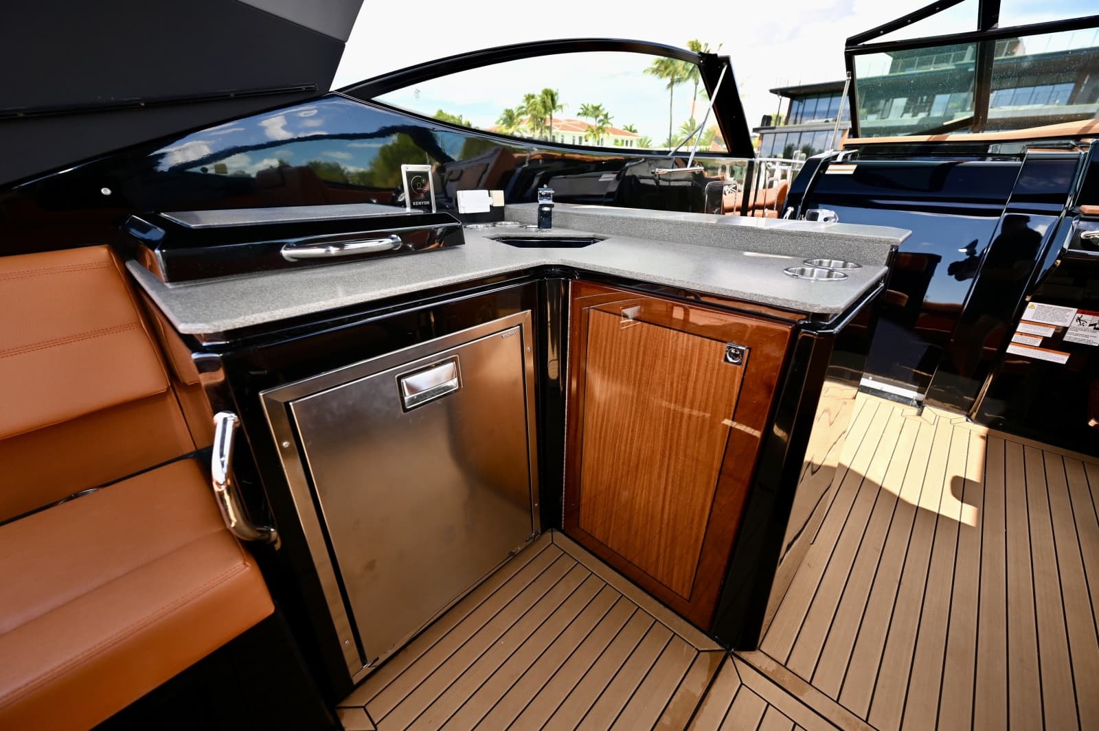 Cockpit Wet Bar and Galley