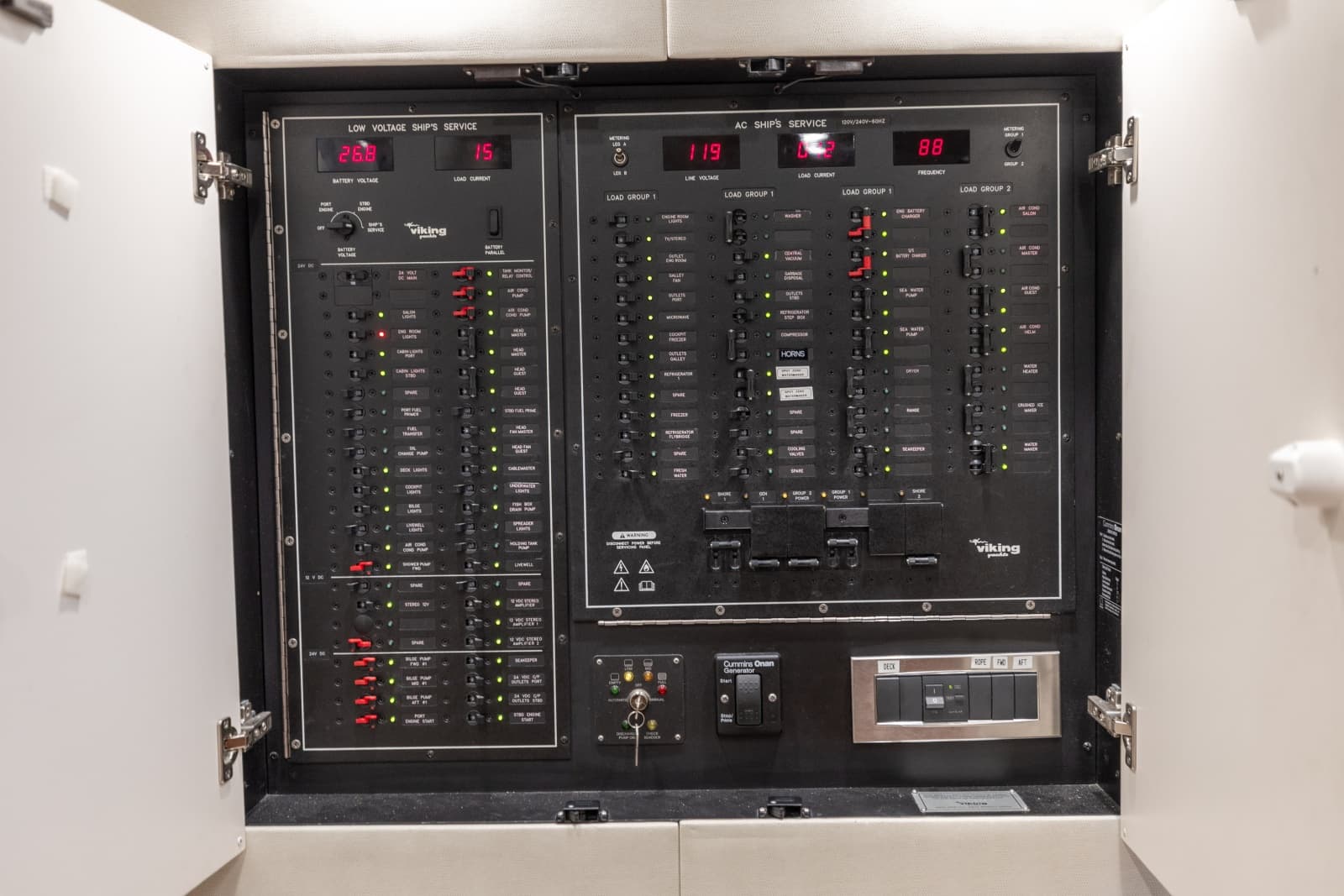 2018 52 Viking Sport Tower Wild Eagle Salon Breaker Panel (1)