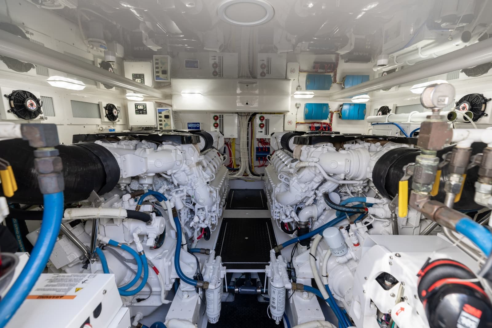 2018 52 Viking Sport Tower Wild Eagle Engine Room (2)