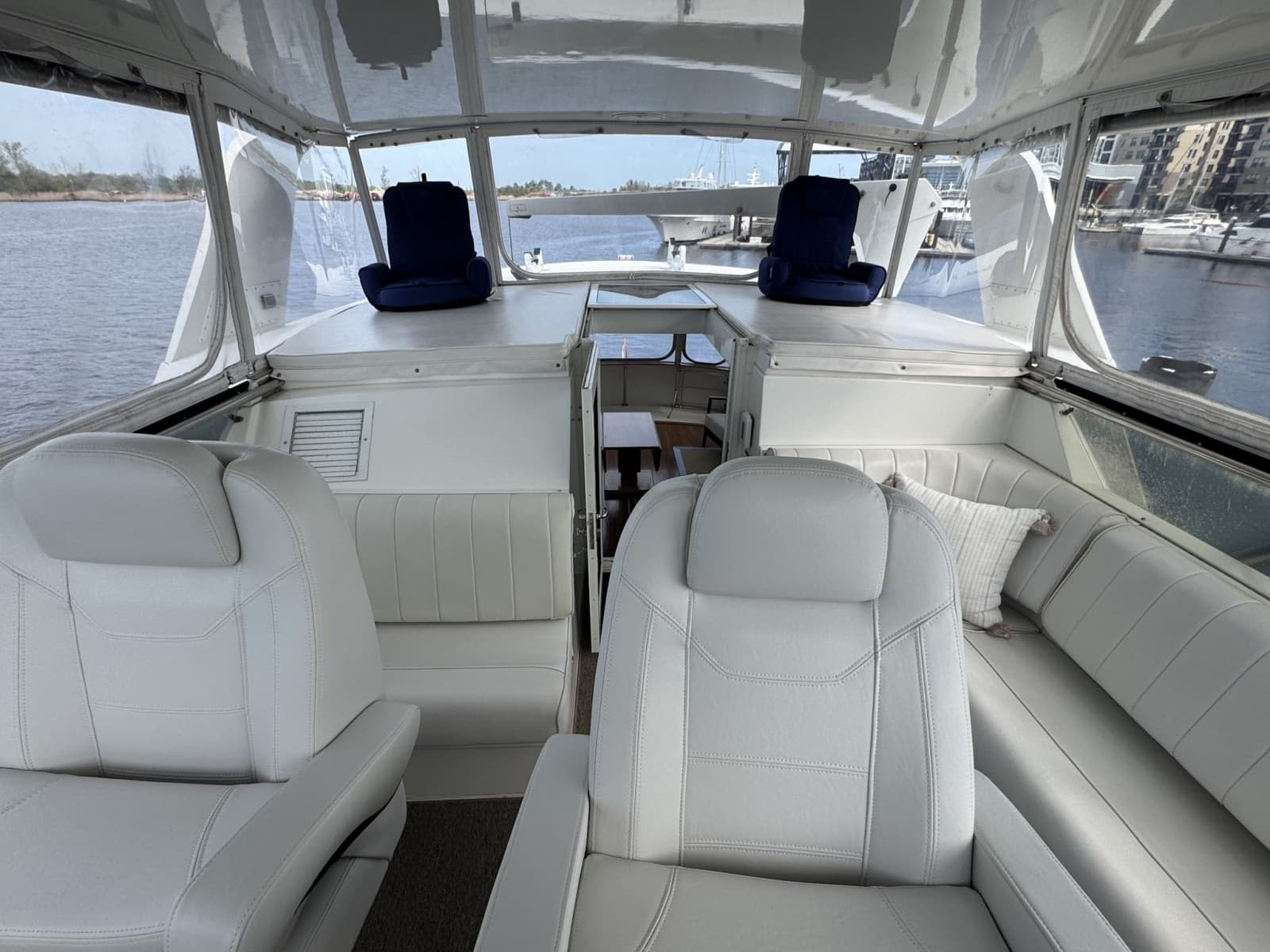 Flybridge Looking Aft