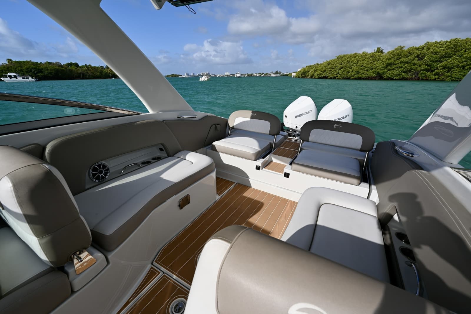 Cockpit Looking Aft from Helm