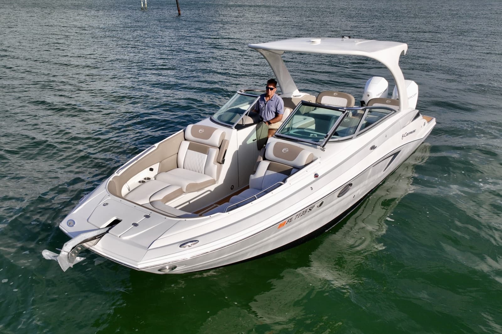 Bow Quarter View at Anchor