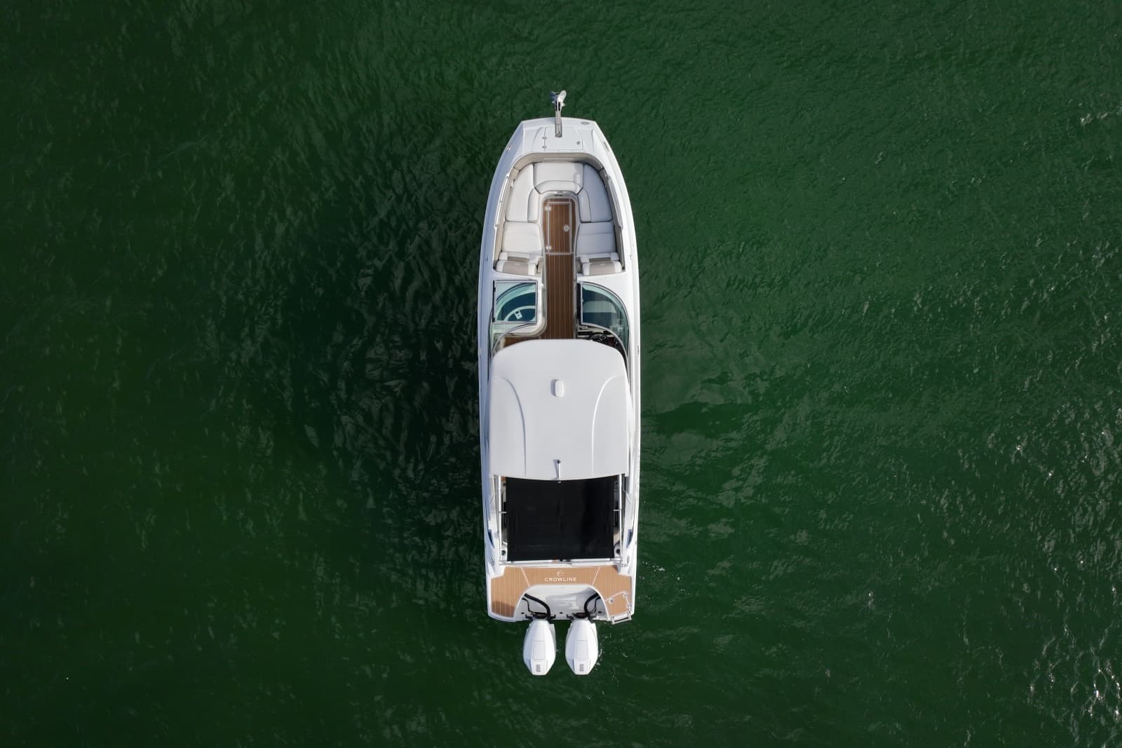 Aerial Stern View Underway