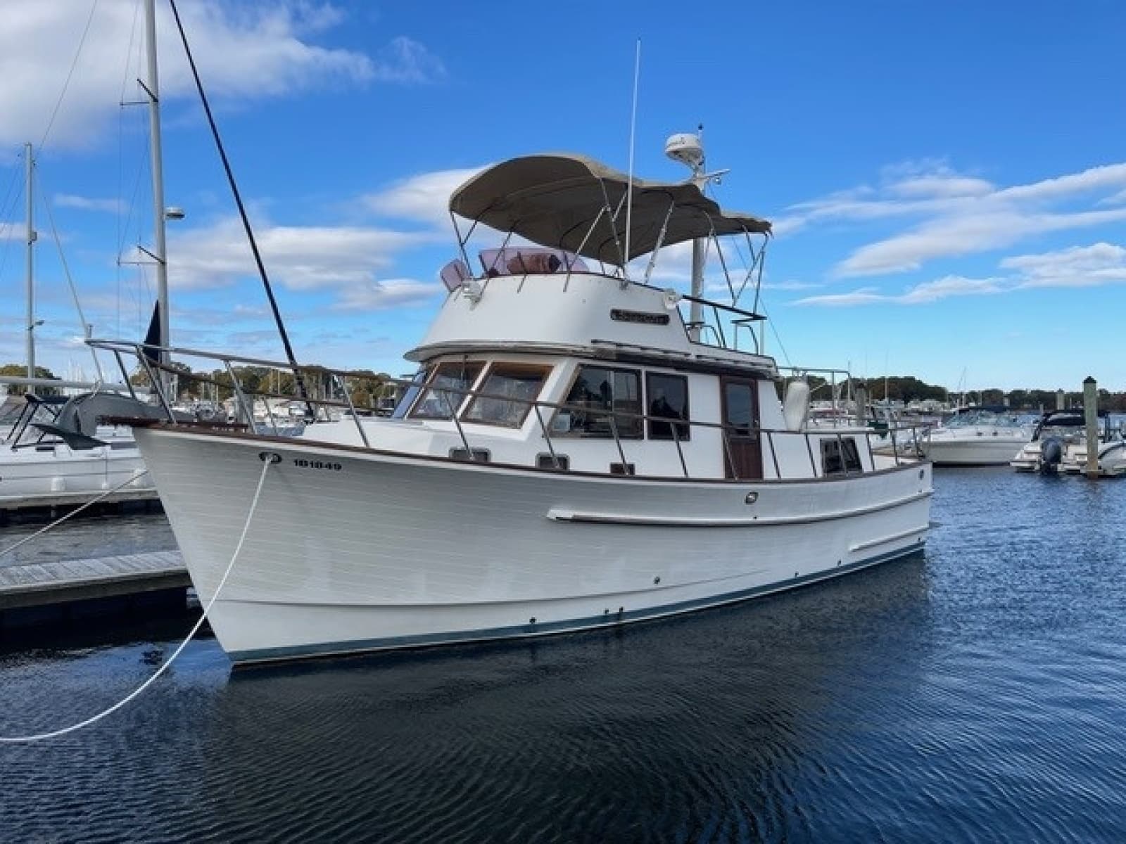 1988 Monk 36 Trawler - Photo 2
