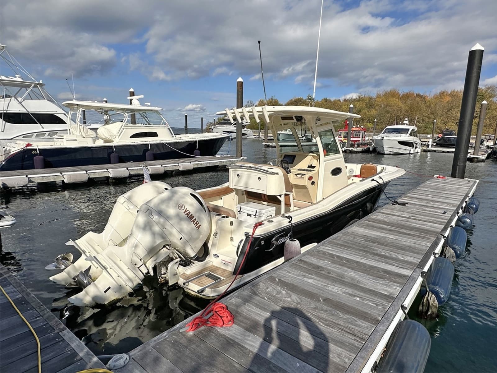 Stbd Transom, Swim Platform,Ladder