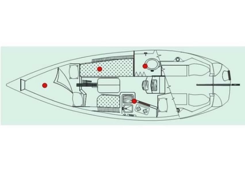 Seaward 26 RK - Layout