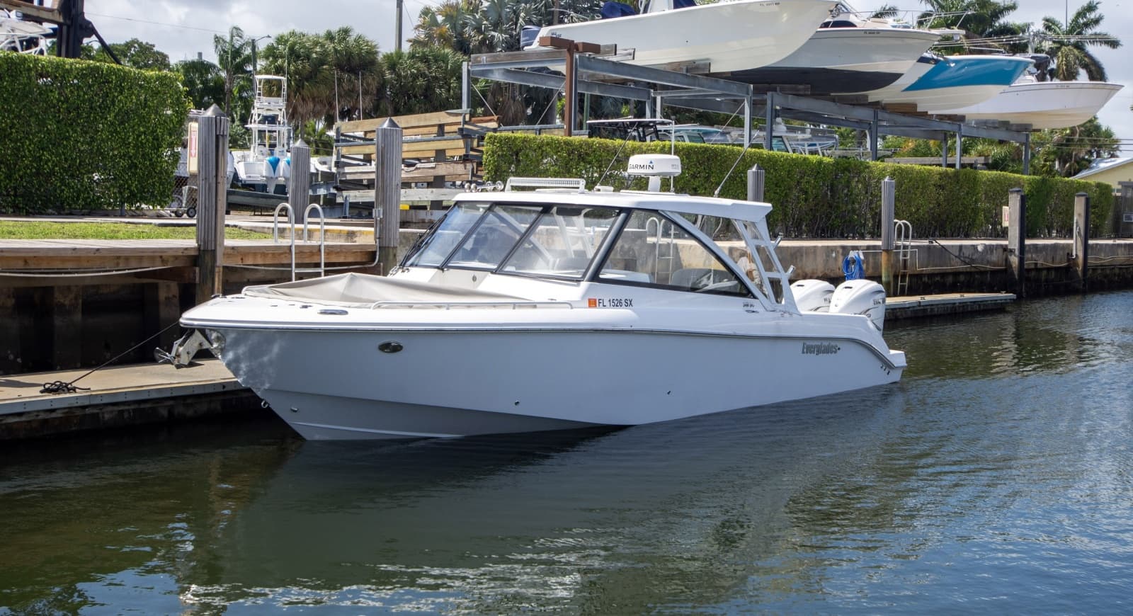 2019 Everglades 340 Dual Console