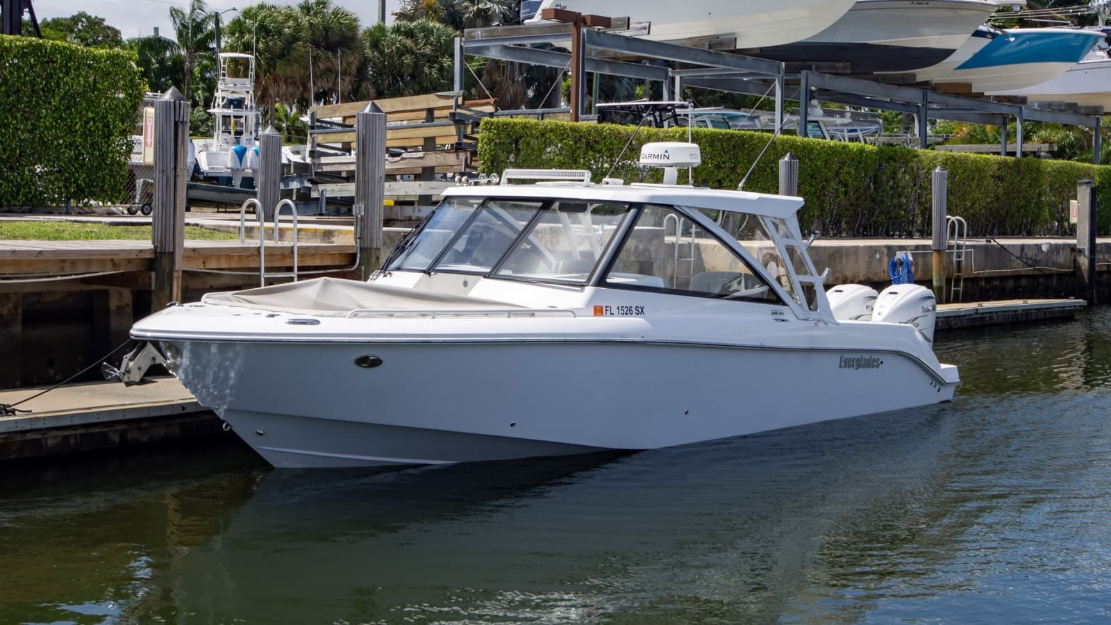 2019 Everglades 340 Dual Console