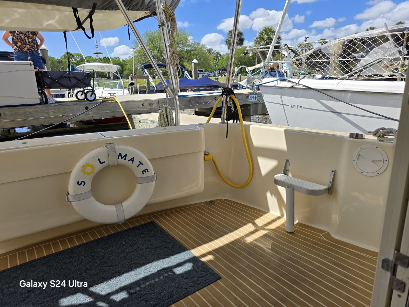 Sol Mate Aft Deck Entry Step